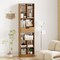 71" Tall 10-Cube Storage Organizer Bookcase with Drawer for Books & Decor